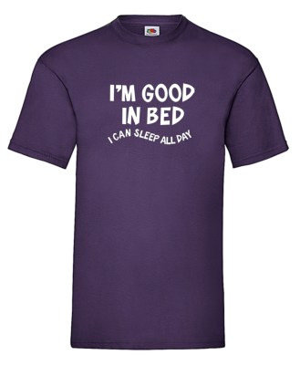 FRUIT OF THE LOOM T-shirt με στάμπα A7730 ΜΩΒ